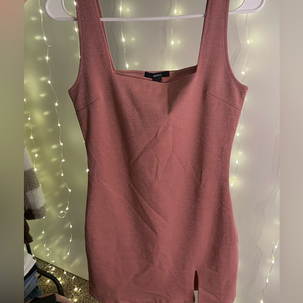 Forever 21 Pink Dress with a Slit